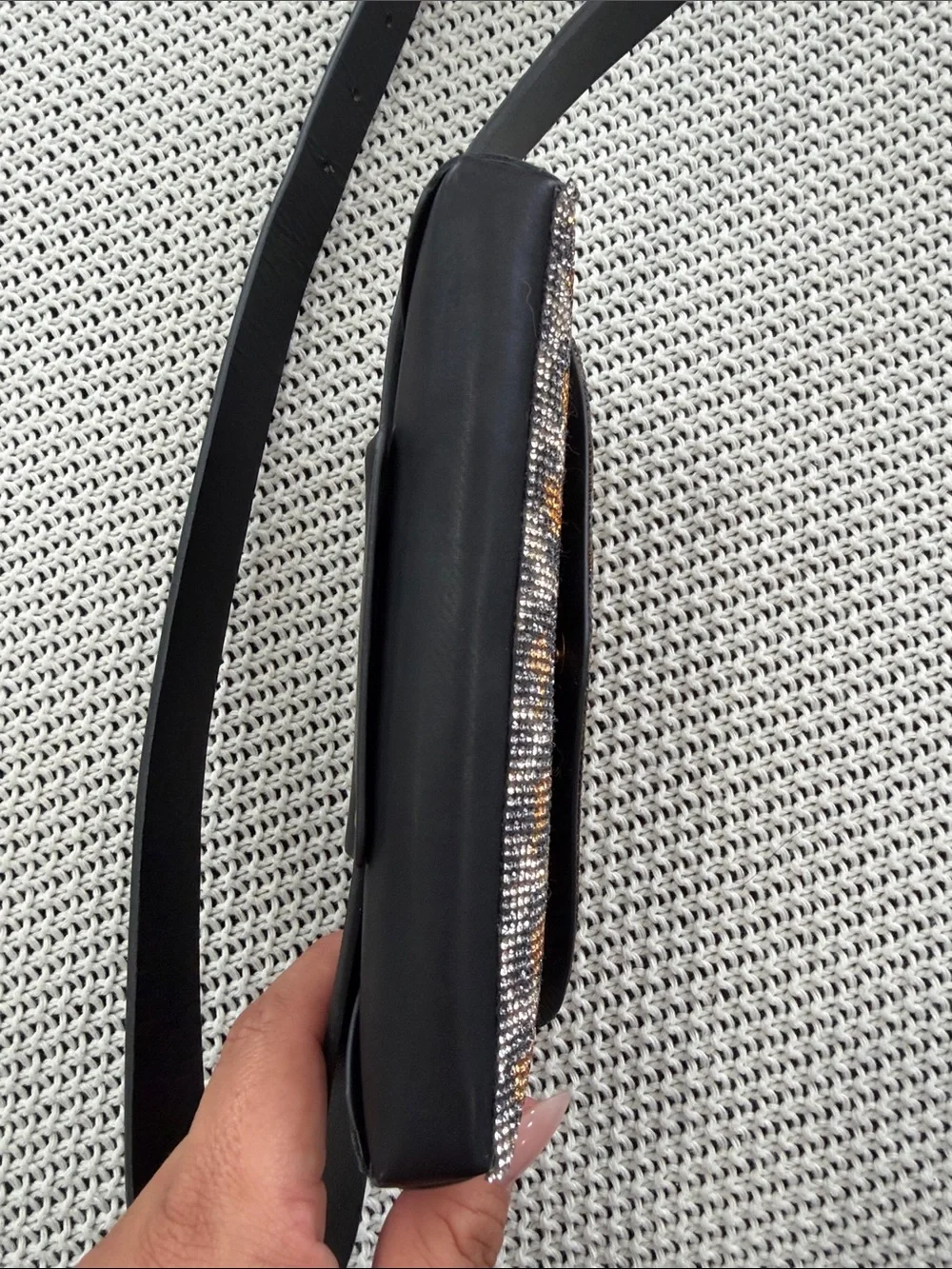 Leopard Print Belt Bag - Brown/Black